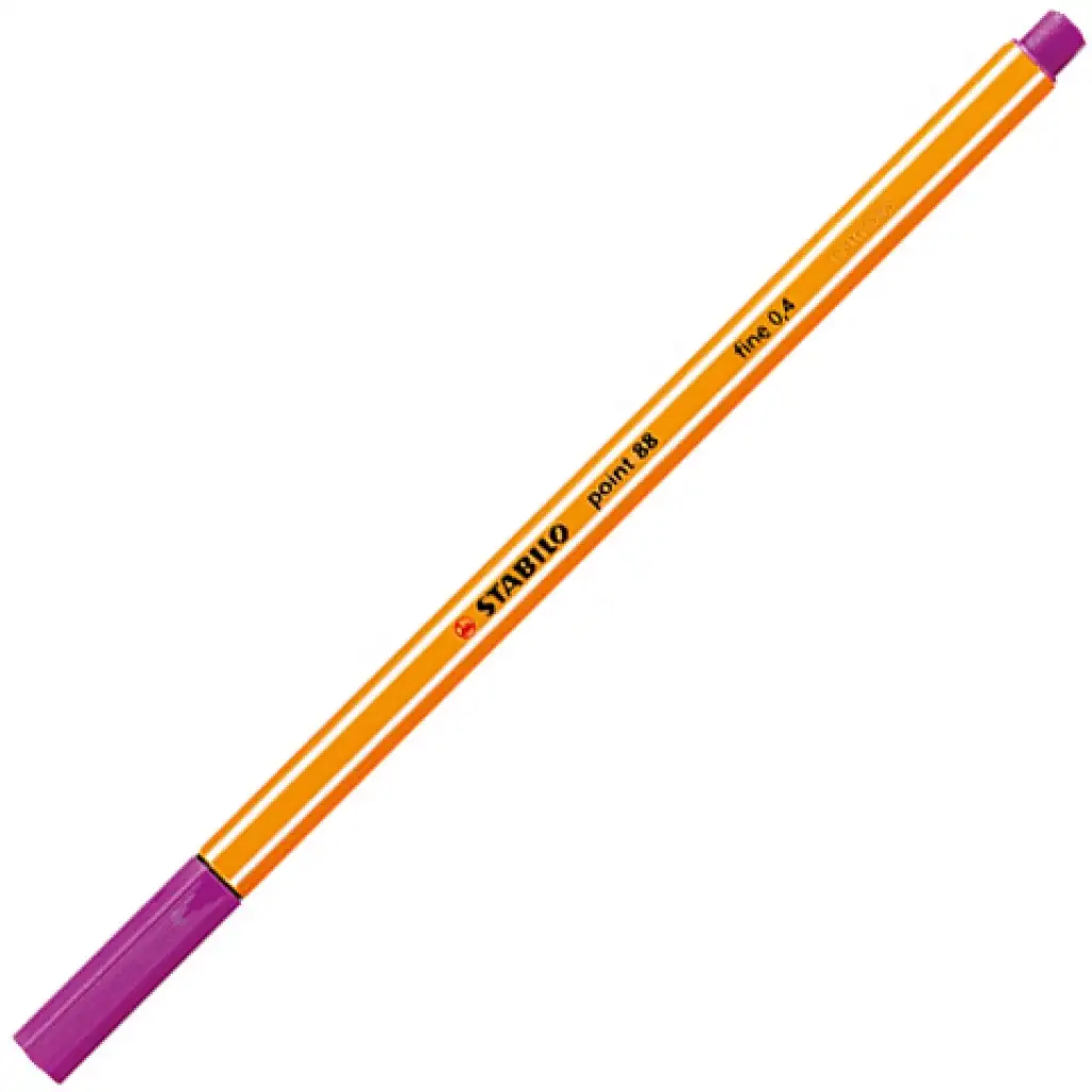 Stabilo: Point 88 tűfilc bíbor színben 0,4mm kép 1