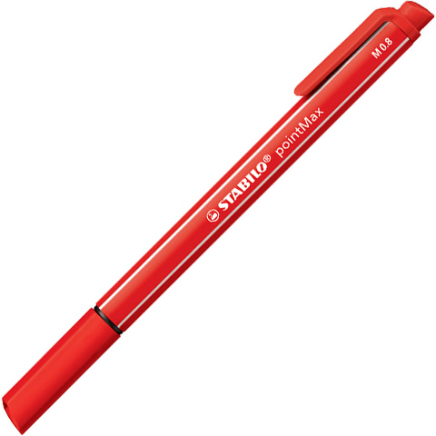 Stabilo: pointMax rostirón kárminvörös színben 0,8mm kép 1