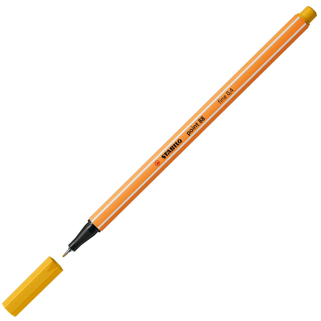 Stabilo: Point 88 tűfilc 0,4mm curry sárga színben kép 1