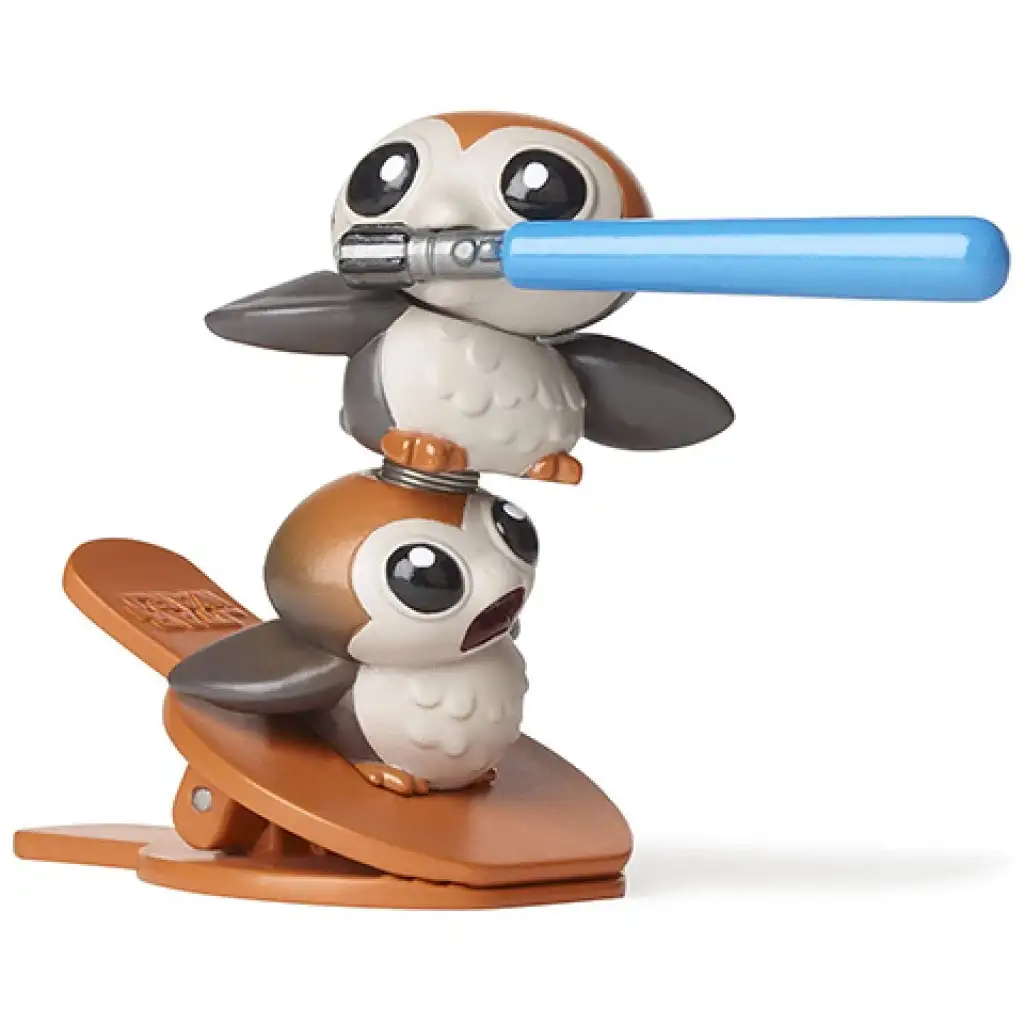 Star Wars Battle Bobblers Porgs vs Chewie csipeszes figura - Hasbro kép 4