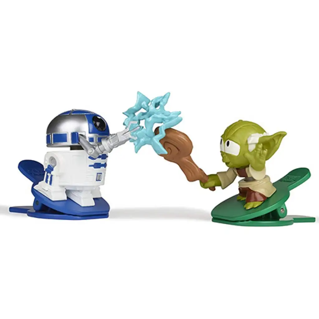 Star Wars Battle Bobblers R2-D2 vs Yoda csipeszes figura - Hasbro kép 2