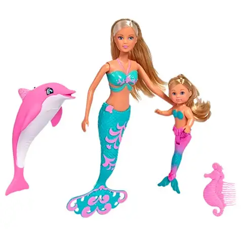 Steffi Love: Sellő baba Évivel és delfinnel - Simba Toys kép 2
