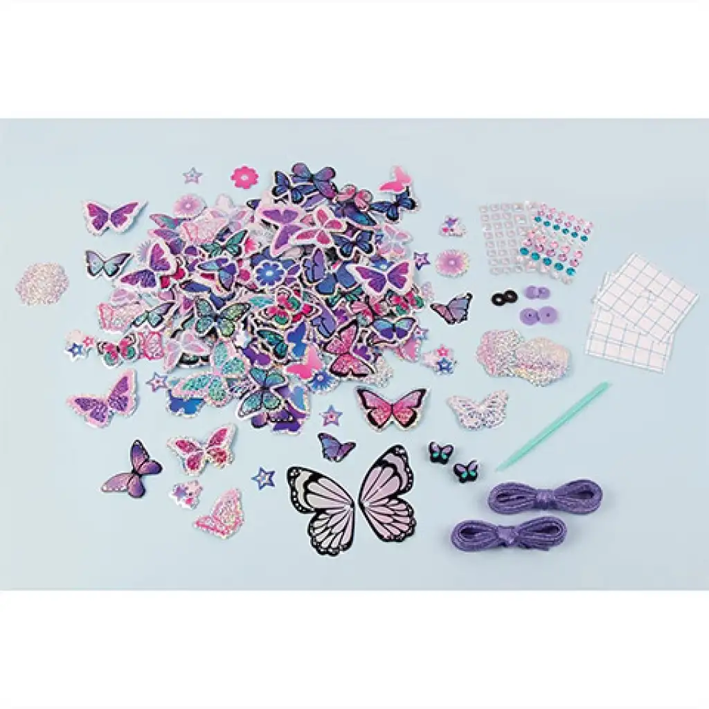 Make It Real: Sticker Chic Cipődíszítés - Pillangó kép 2