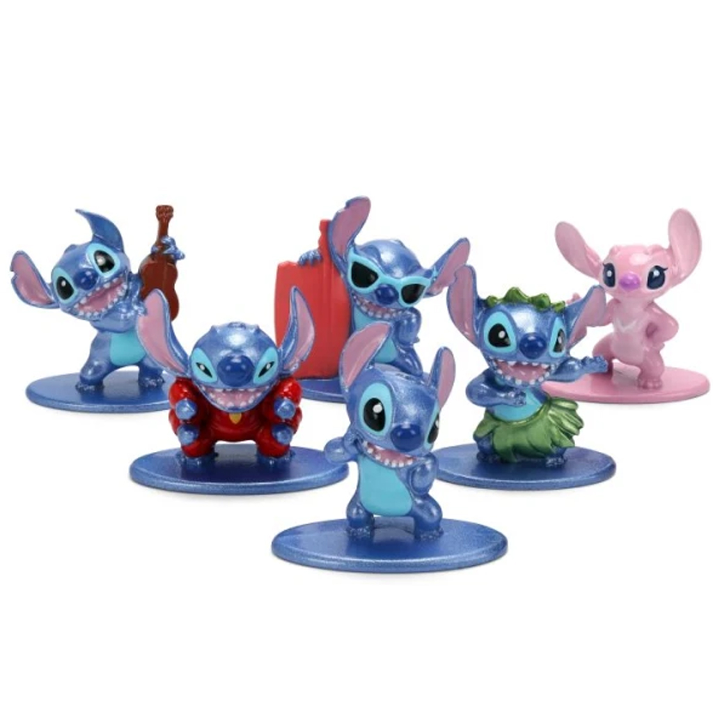Disney Stitch Nano fém figura 6db-os szett - Jada Toys kép 2