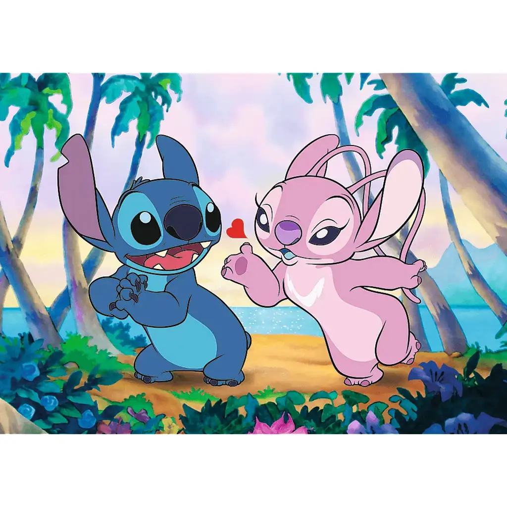 Stitch és Angel a tengerparton 1000db-os prémium plusz puzzle - Trefl kép 2