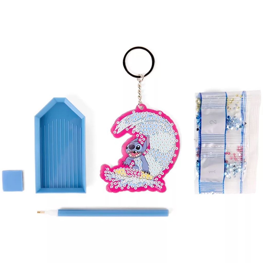 Canenco: Stitch gyémántfestés kulcstartó kép 2