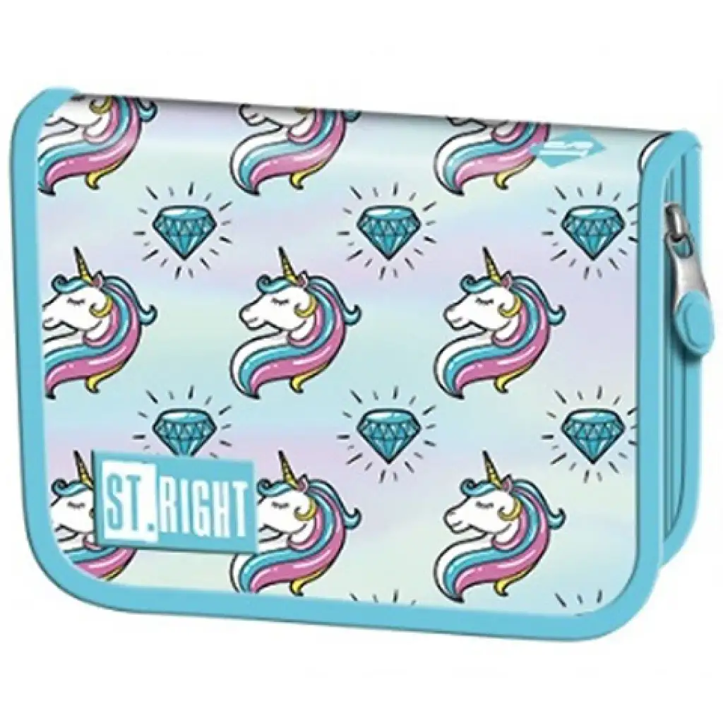 St.Right Pastel Unicorn kihajtható töltetlen tolltartó