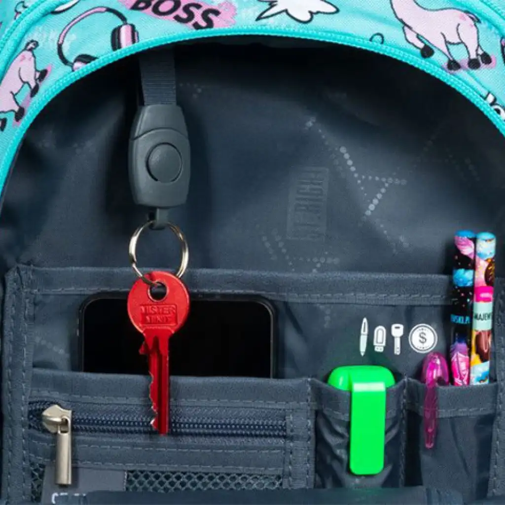 St.Right Pasztell Láma BP26 iskolatáska hátizsák 15" kép 3