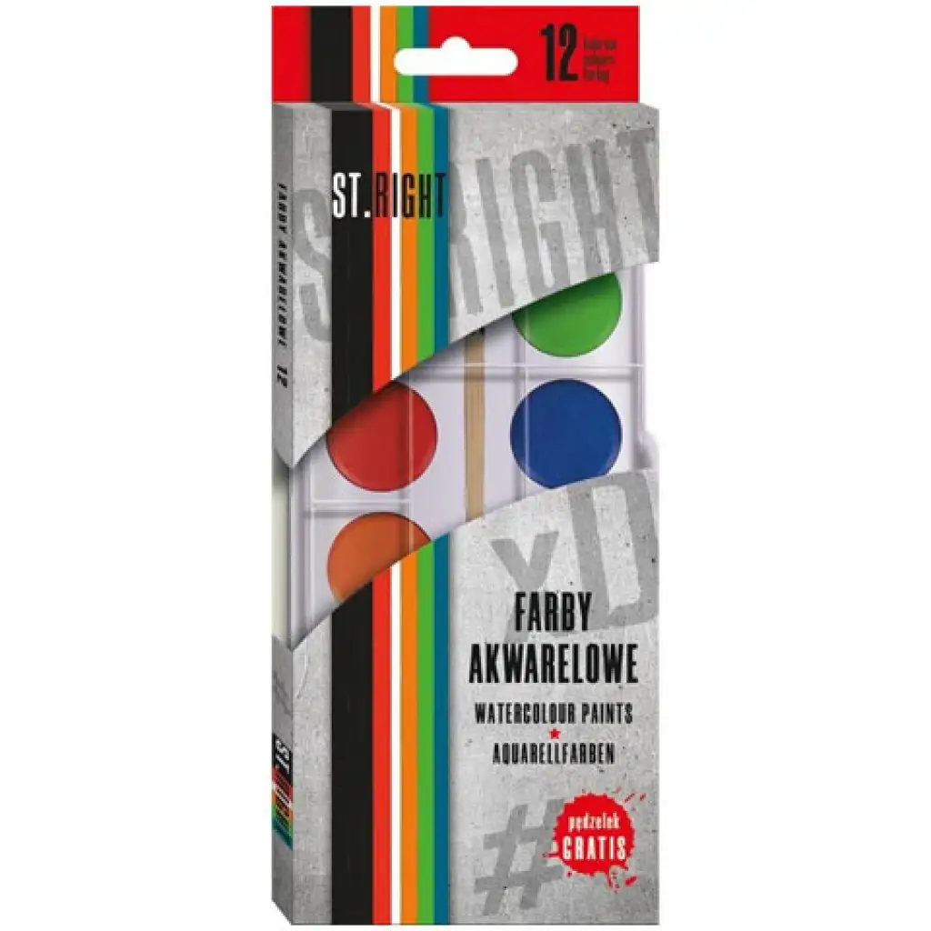 St.Right 12 színű vízfesték