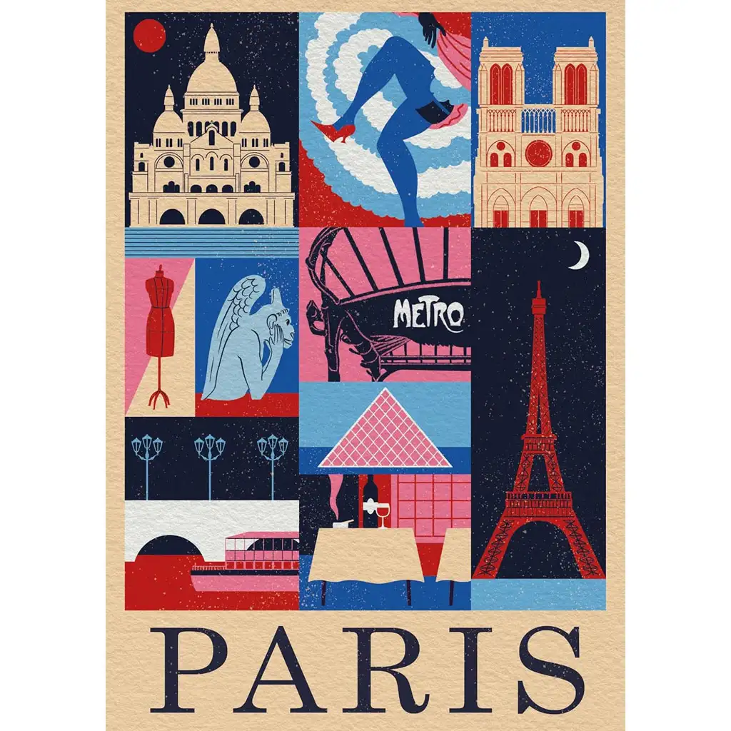 Style in the city Párizs 1000db-os puzzle - Clementoni kép 2