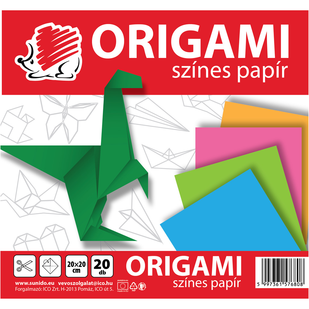 ICO: SÜNI origami lapok 20x20cm 20lap
