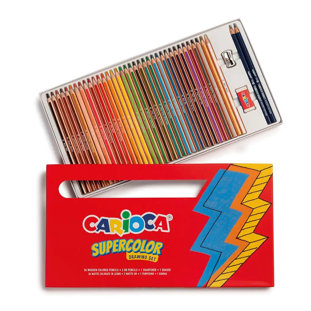 Supercolor 40db-os rajzoló szett - Carioca kép 2