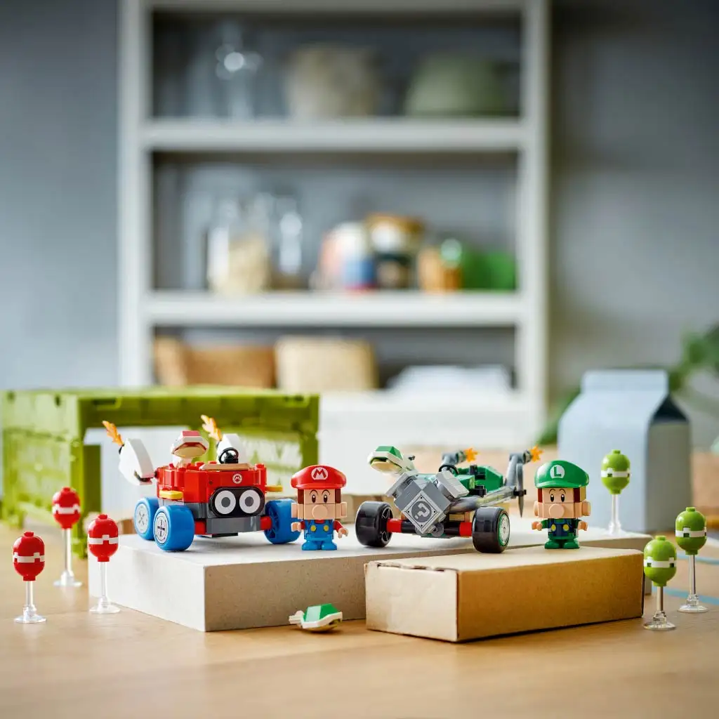 LEGO® Super Mario™: Mario Kart™ – Baby Mario és Baby Luigi (72034) kép 4