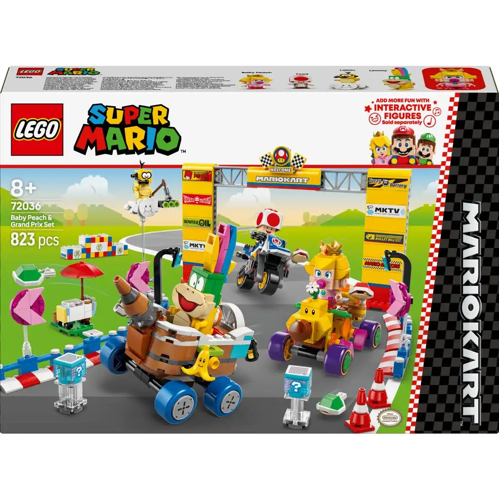 LEGO® Super Mario™: Mario Kart™ - Baby Peach és a Grand Prix szett (72036) kép 1