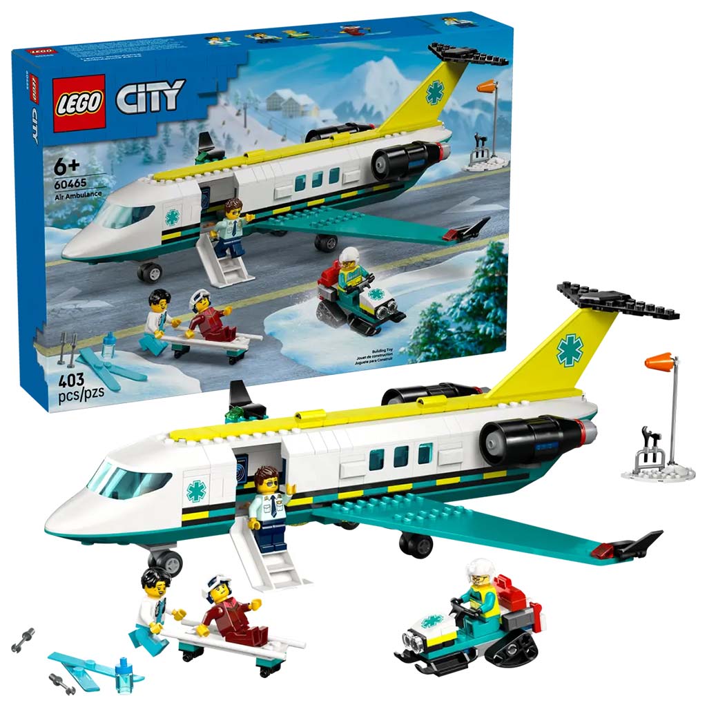 LEGO® City: Sürgősségi mentőrepülőgép (60465)