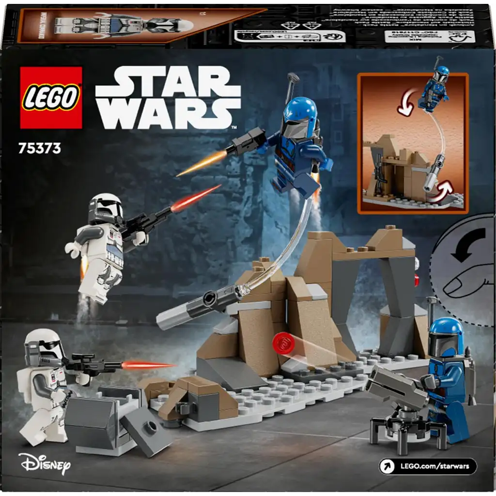 LEGO® Star Wars™: Csapda a Mandalore™ bolygón harci csomag (75373) kép 2