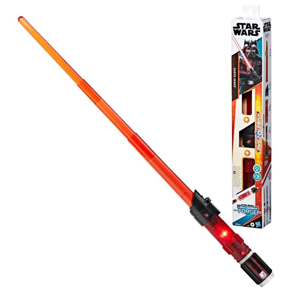 Star Wars Lightsaber Forge: Darth Vader nyitható elektronikus fénykard fénnyel és hanggal - Hasbro kép 2