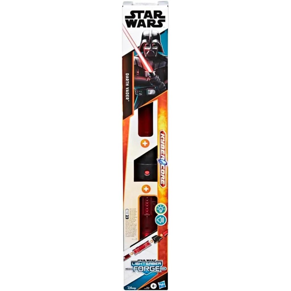 Star Wars Lightsaber Forge: Darth Vader nyitható elektronikus fénykard fénnyel és hanggal - Hasbro