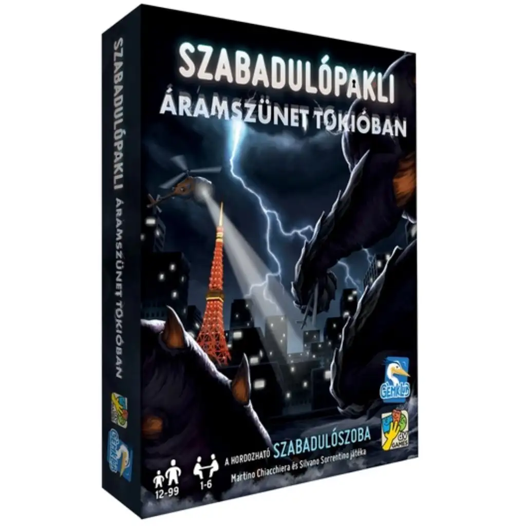 Szabadulópakli - Áramszünet Tokióban kártyajáték