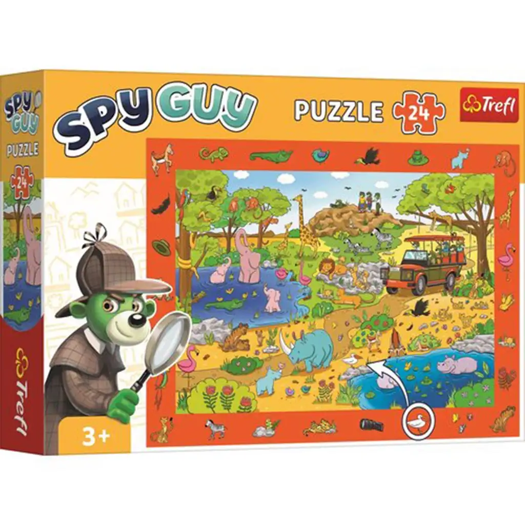 Spy Guy 24db-os puzzle Szafari - Trefl