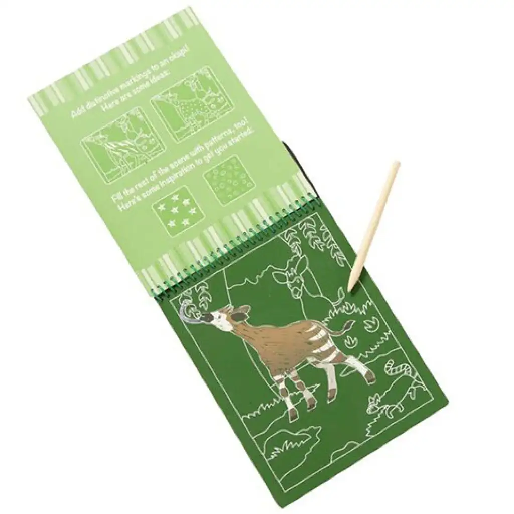 Szafari képkarc füzet - Melissa & Doug kép 3