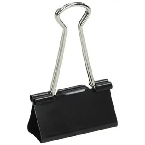 Spirit: Szárnyas fém iratcsipesz 41mm-es 12db-os csomagban