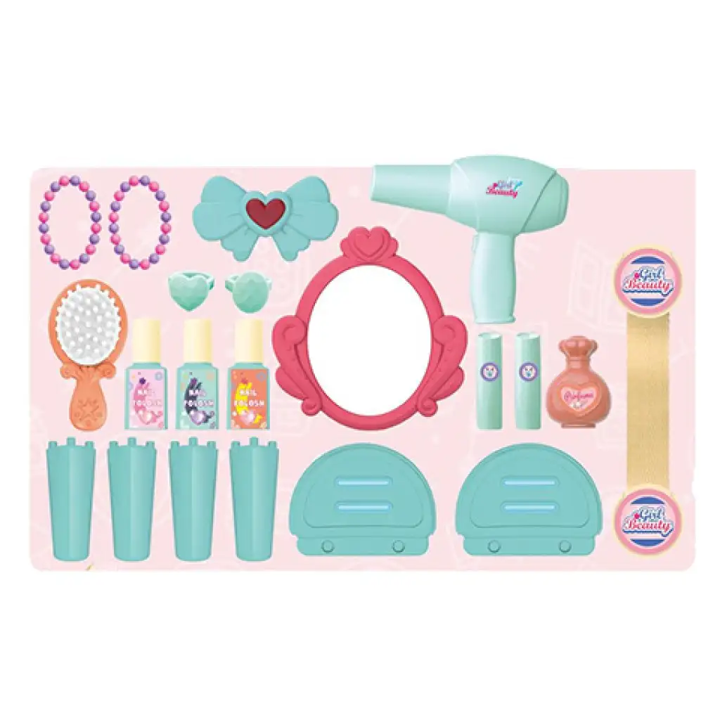 Szépségszett összecsukható bőröndben 25db-os készlet kép 2