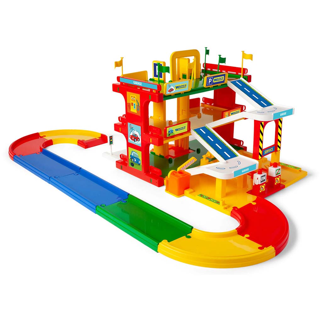 Háromszintes szervizgarázs úttal és kiegészítőkkel - Wader kép 2