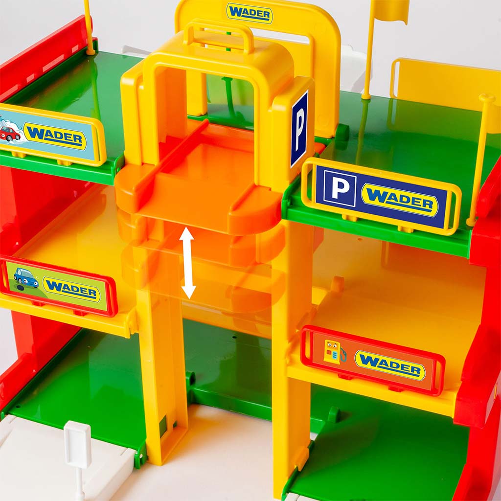 Háromszintes szervizgarázs úttal és kiegészítőkkel - Wader kép 3