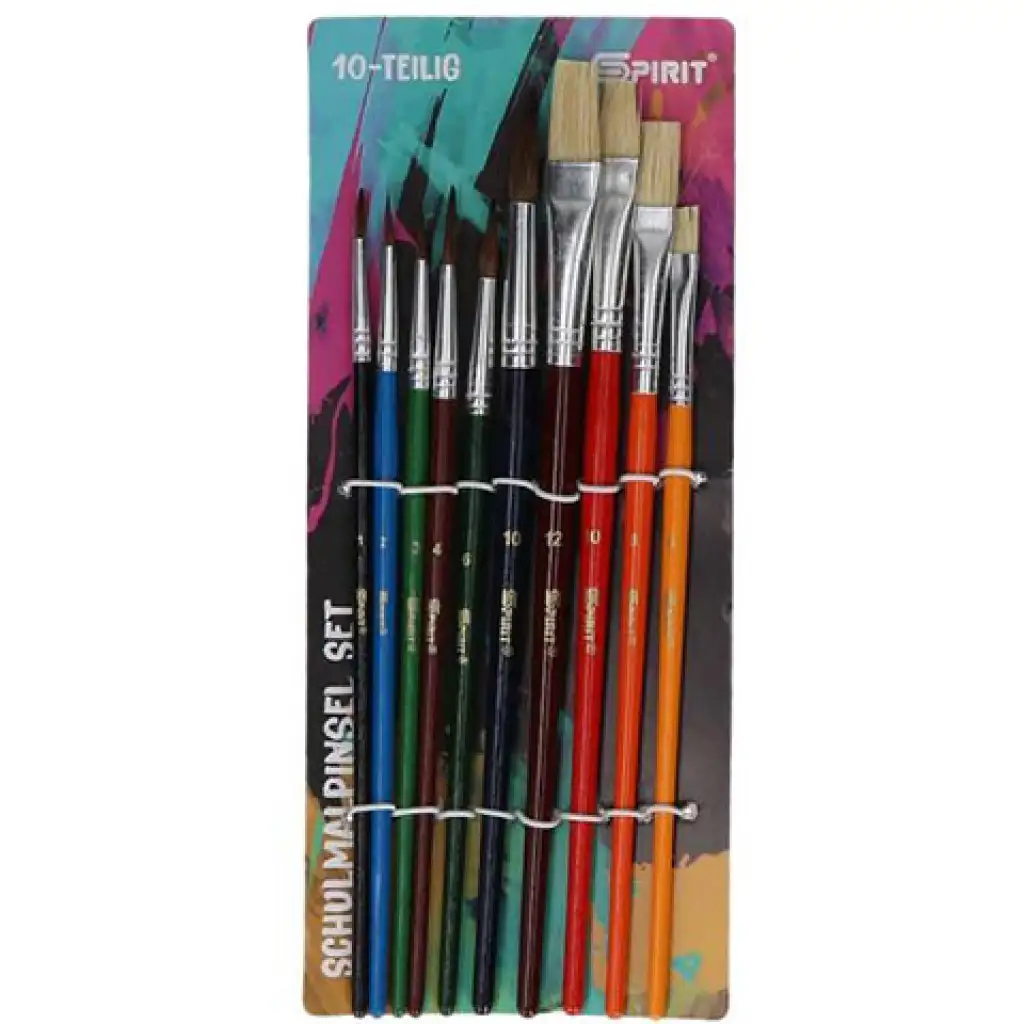 Spirit: Színes ecset szett 10db