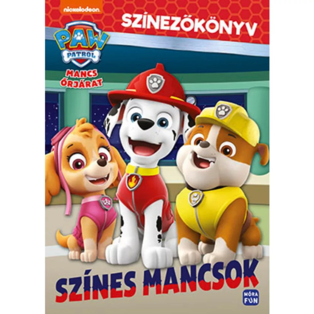 Móra: Mancs Őrjárat - Színes mancsok Színezőkönyv