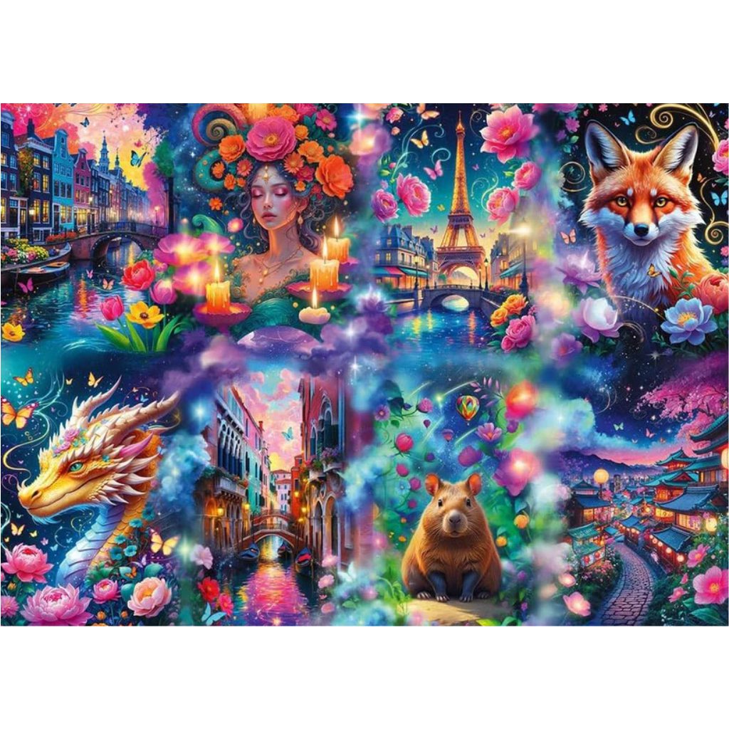 Színes világ prémium 8000 db-os puzzle – Trefl kép 2
