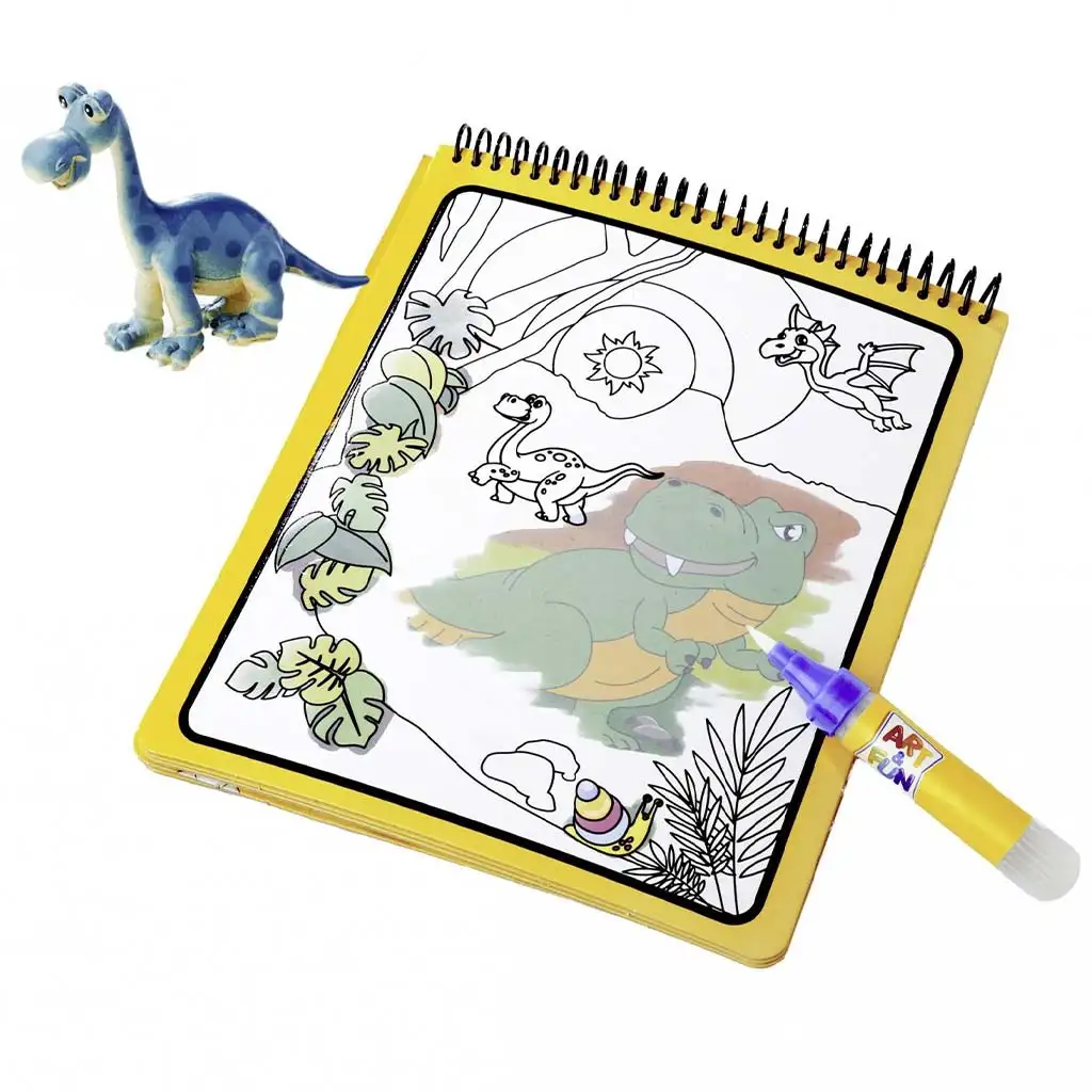 Art&Fun: Dinók rajzolás vízzel kreatív játék - Simba Toys kép 2