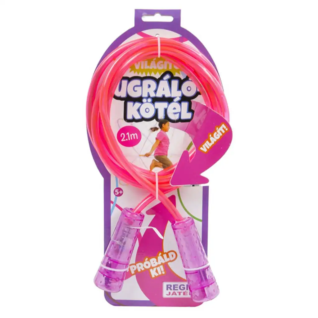 Színváltoztatós világító LED-es ugrálókötél többféle 1db kép 2