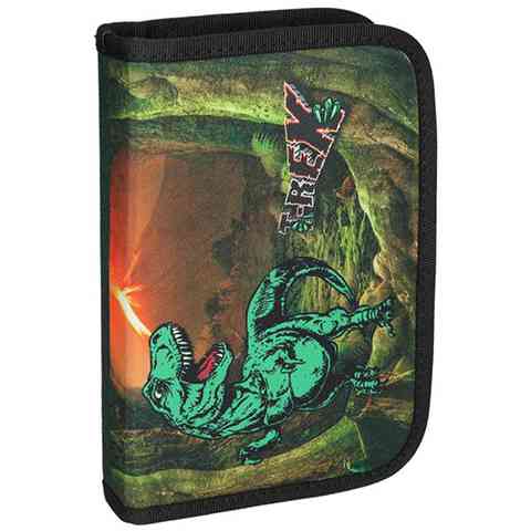 Spirit: T-Rex 3D mintás, LED-es iskolatáska, hátizsák 5db-os szett kép 6