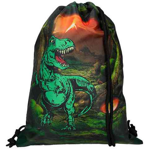 Spirit: T-Rex 3D mintás, LED-es iskolatáska, hátizsák 5db-os szett kép 7