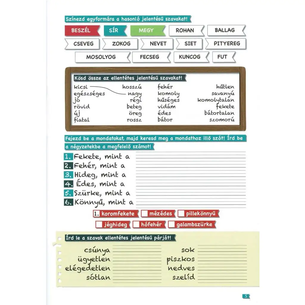 Tanoda - Gyakorlófeladatok másodikosoknak 2. kép 4