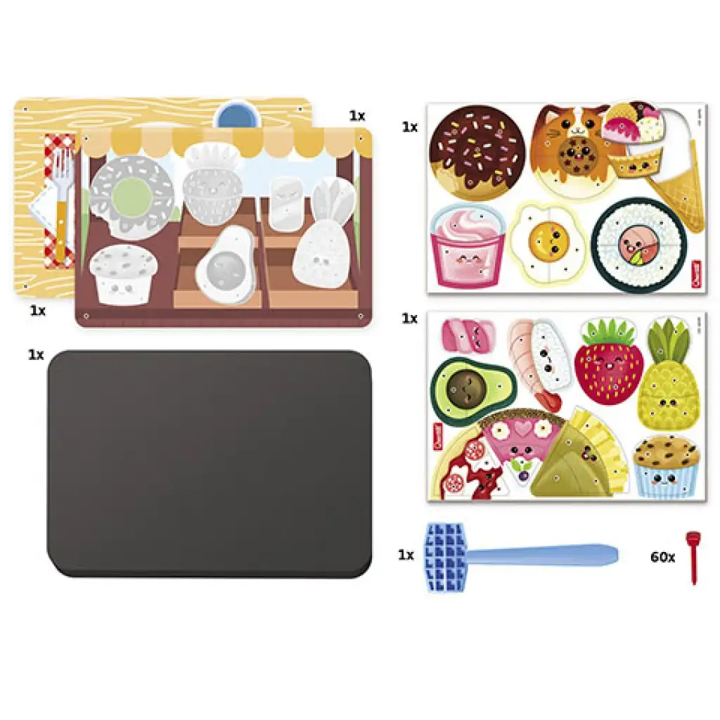 Quercetti: Play Creativo Tap Tap ételek kreatív játék kép 4