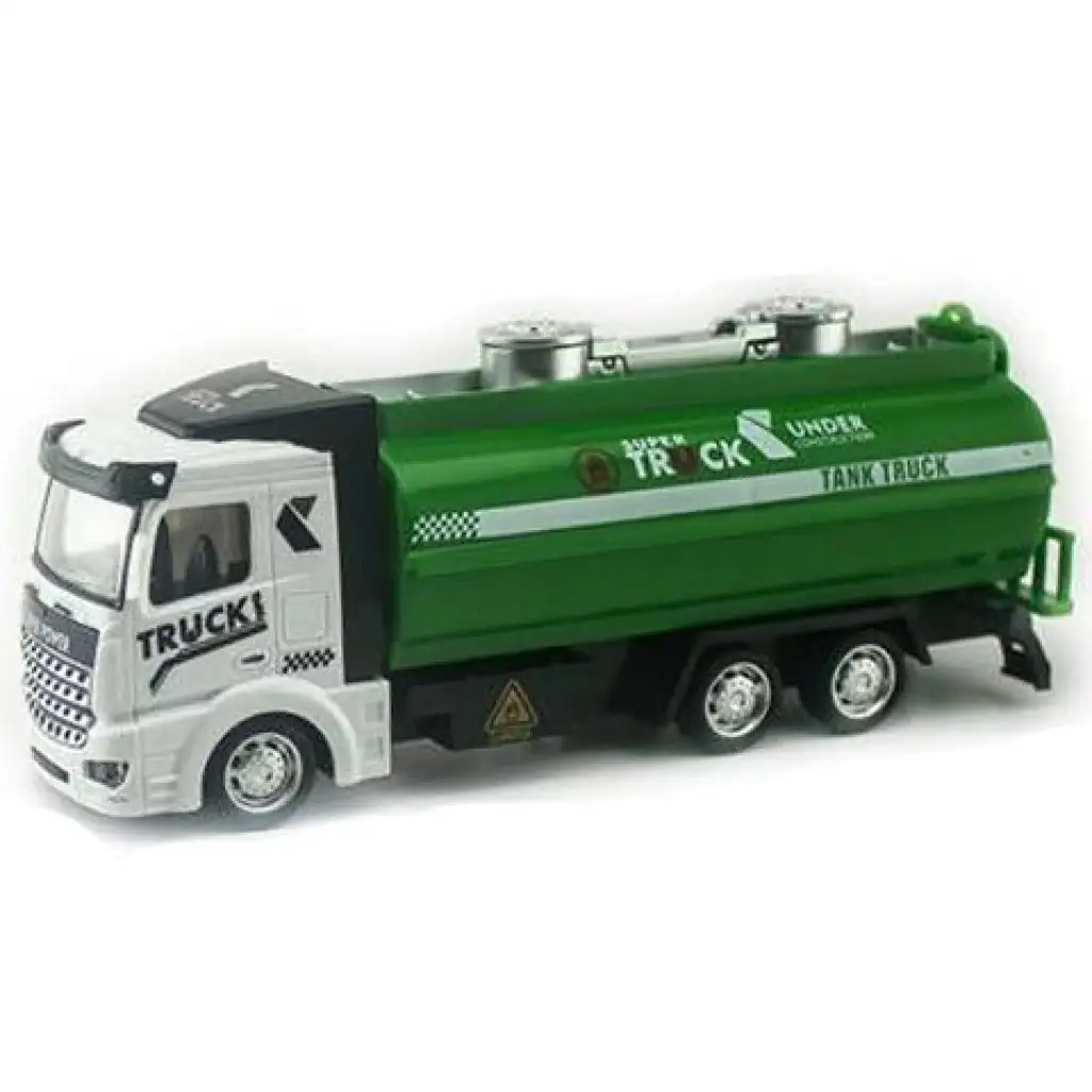 Tartályos teherautó hátrahúzós meghajtással, fénnyel és hanggal 1/48