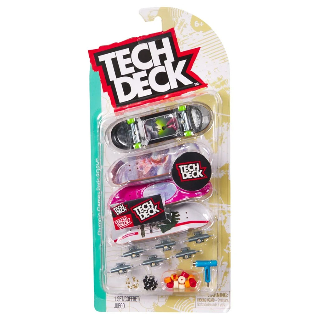 Tech Deck: Olimpiai játékok Párizs 2024 Shane O'Neil fingerboard gördeszka szett - Spin Master kép 1