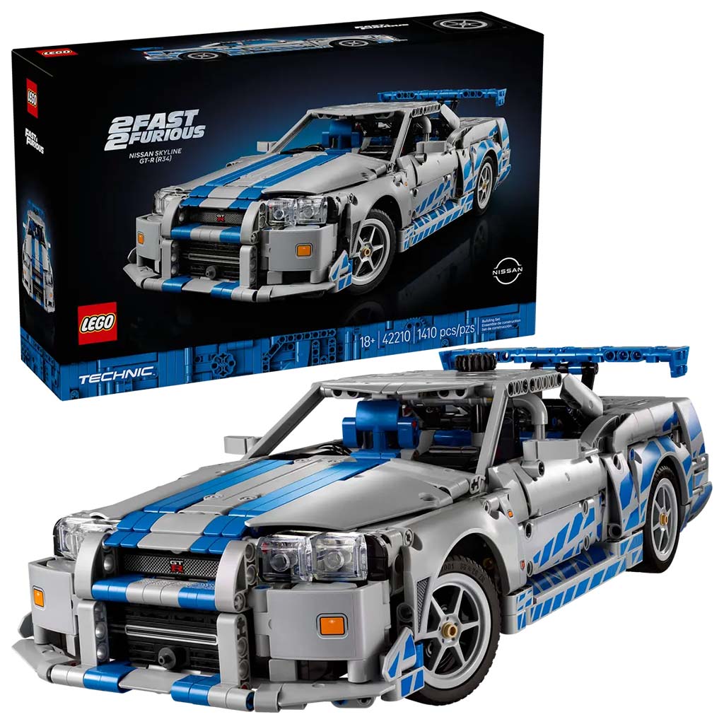 LEGO® Technic: 2 Fast 2 Furious Nissan Skyline GT-R (R34) autó (42210) kép 1
