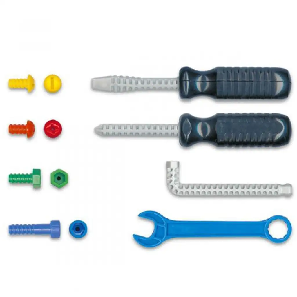 Quercetti: Tecno Toolbox műanyag építőjáték 320db-os kép 2