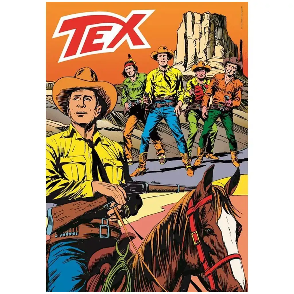 Tex 2 képregényes HQC 1000 db-os puzzle poszterrel - Clementoni kép 2
