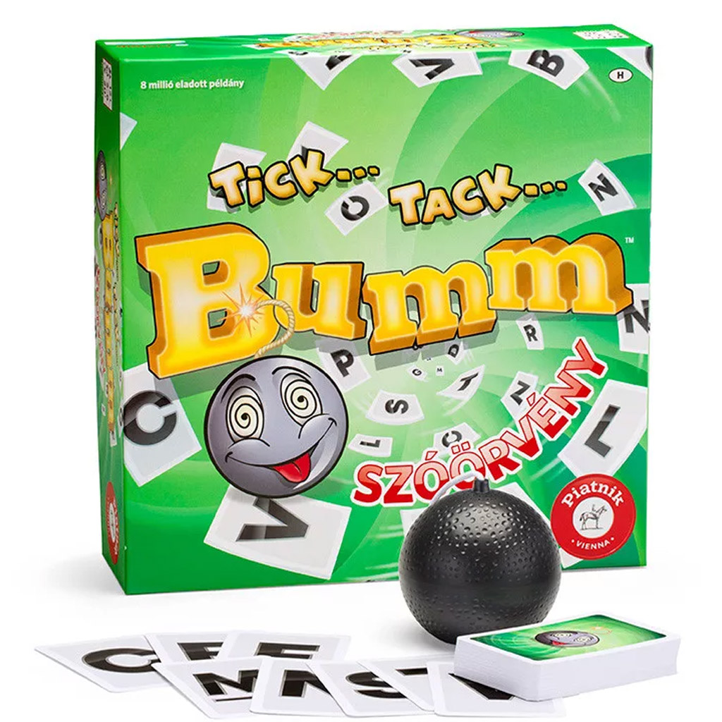 Tick Tack Bumm - Szóörvény társasjáték - Piatnik
