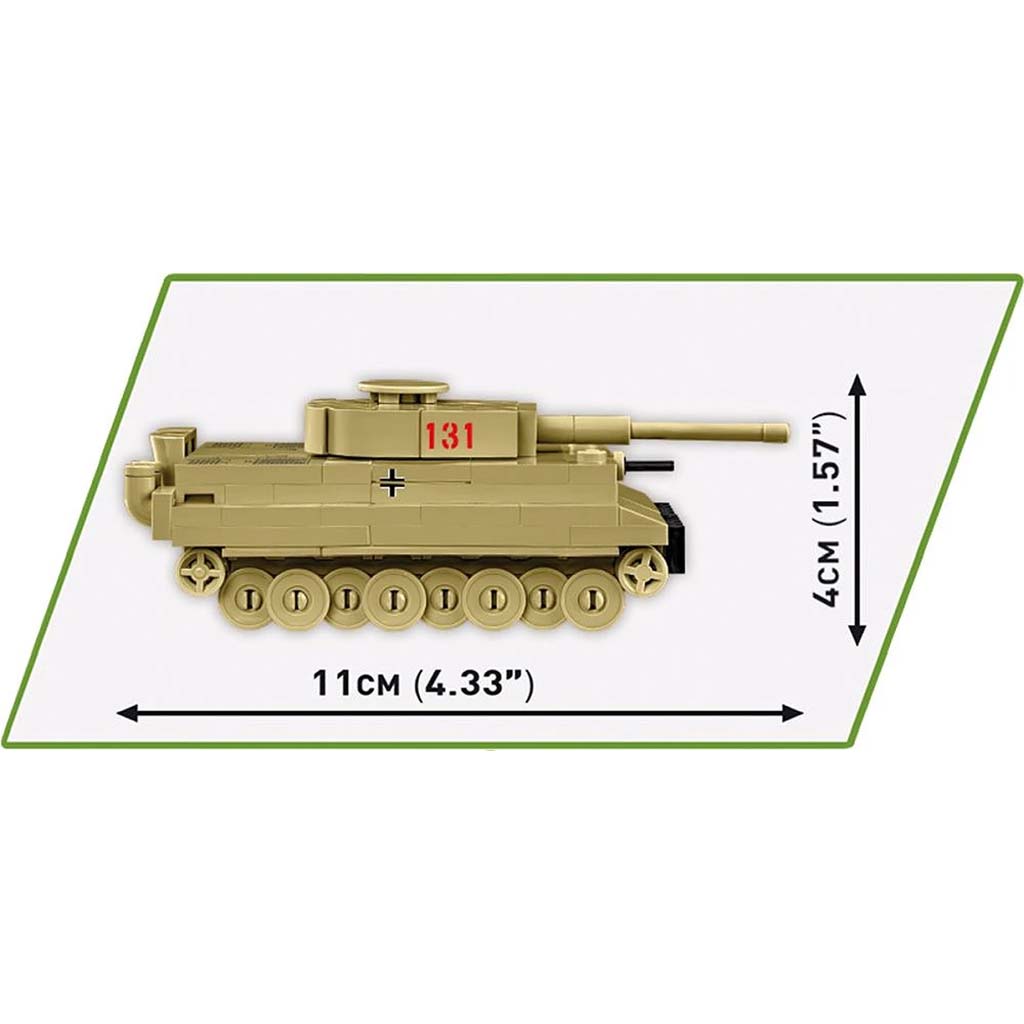 COBI: Tiger I 131 tank építőjáték (3095) kép 3