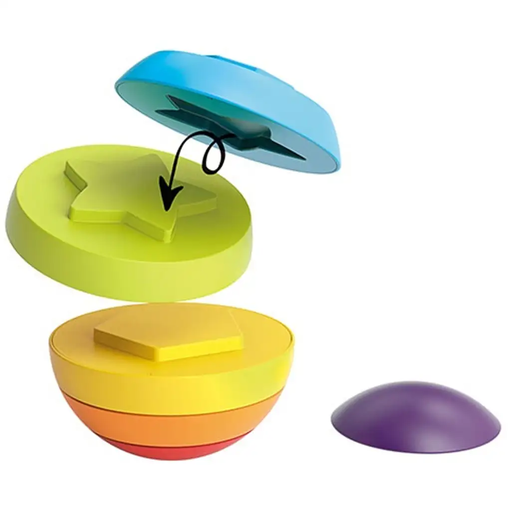 Little Stars szivárványos formaillesztő labda kép 3