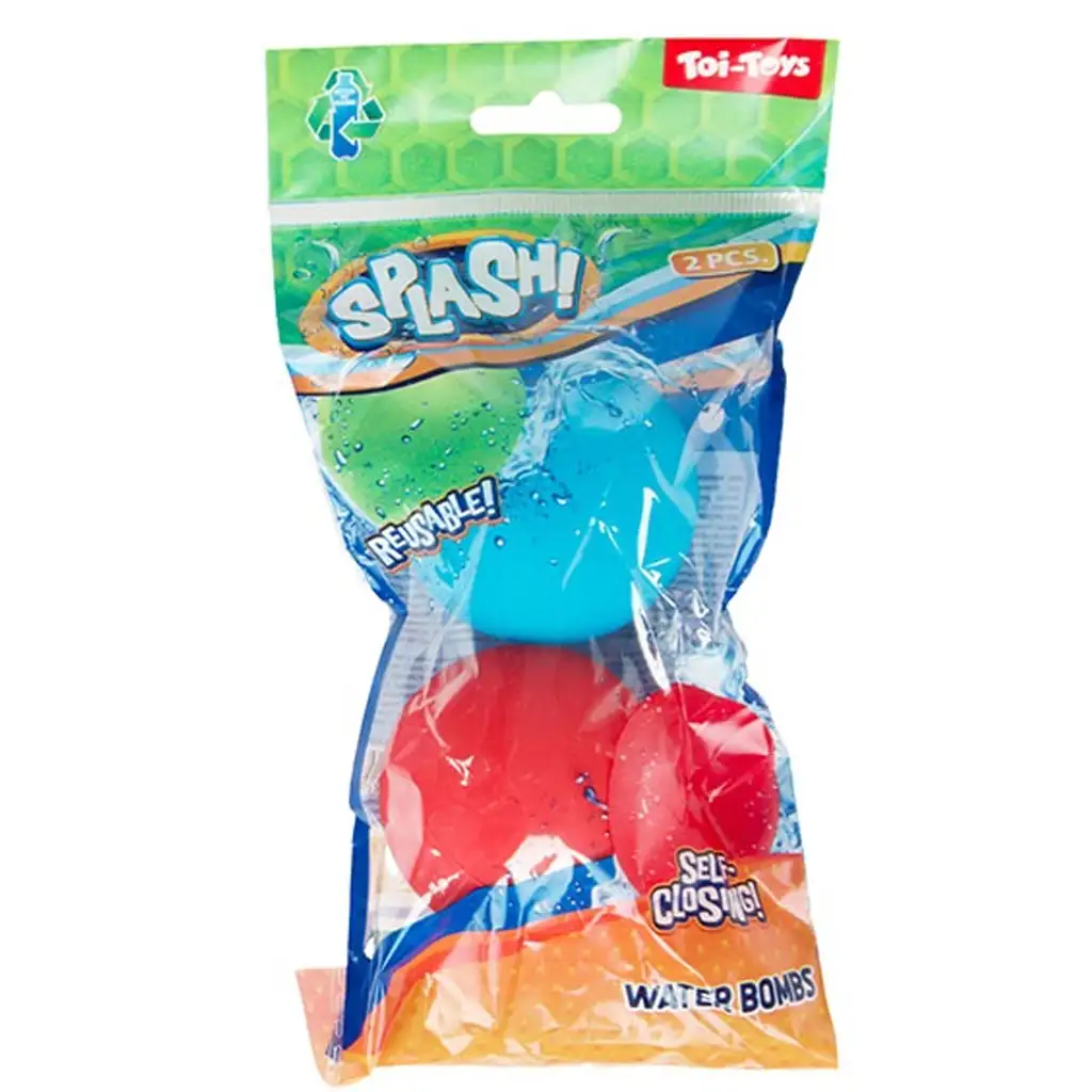 Splash újrahasználható vízibomba többféle változatban 2db-os kép 2