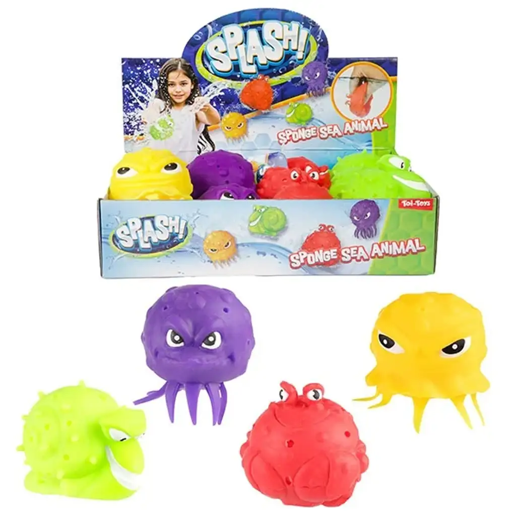Splash Morcos szivacsos tengeri állatok többféle változatban 1db