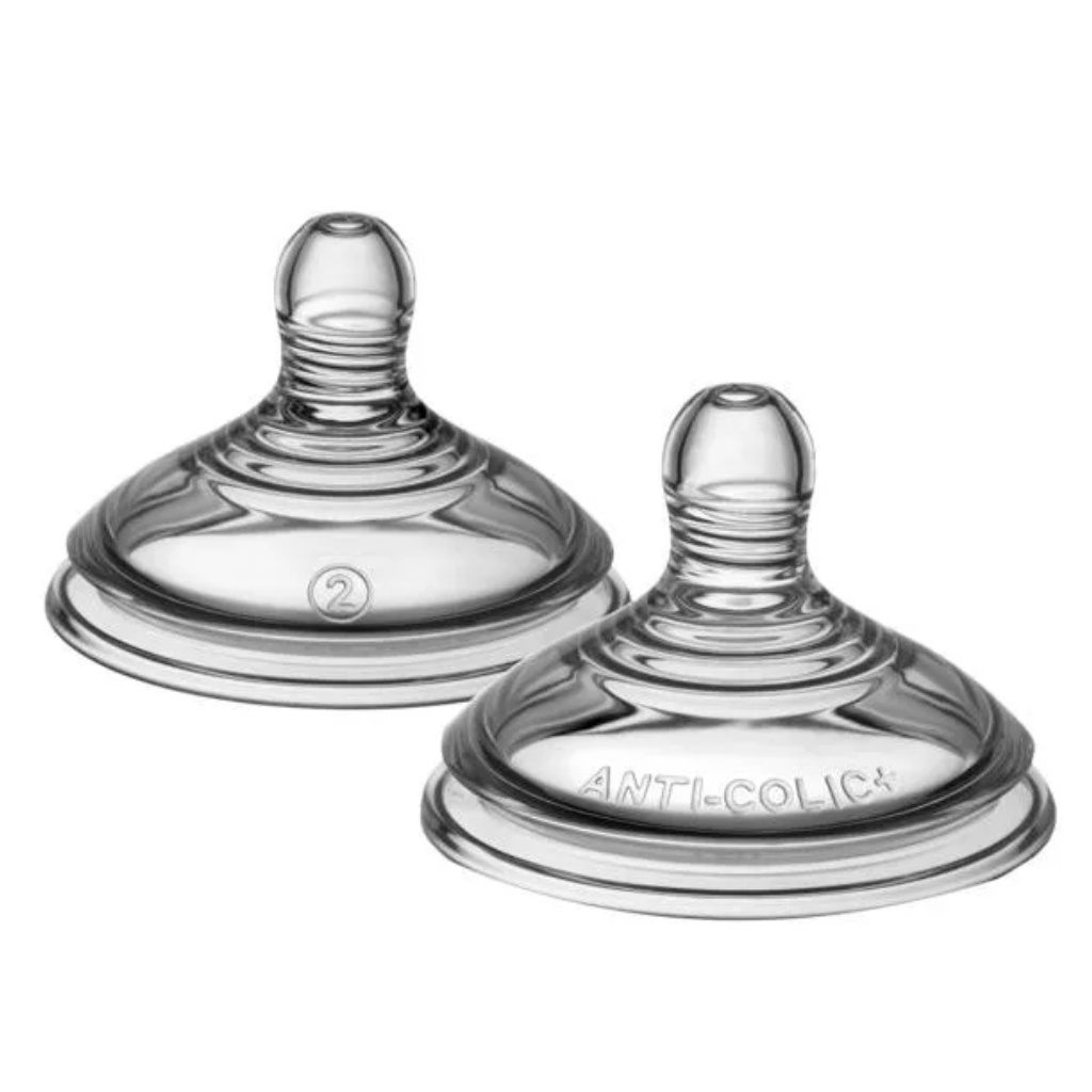Tommee Tippee: Anti-Colic közepes folyású etetőcumi (3 hó+) 2 db kép 2