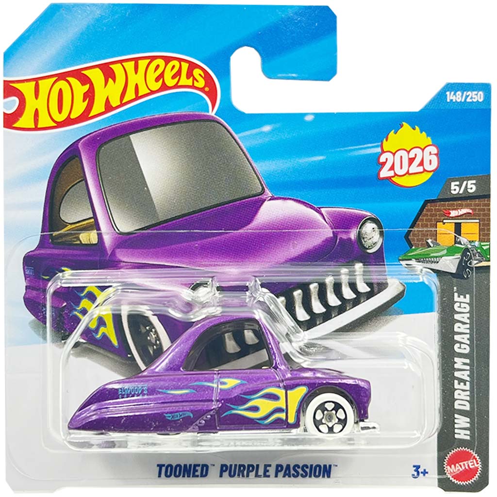 Hot Wheels: Tooned Purple Passion kisautó 1/64 - Mattel